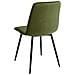 Set Di 4 Sedie Da Pranzo Havre Velluto Verde Oliva - Foto miniatura 5