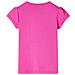 Maglietta da Bambina Maniche Aletta Rosa Scuro 104 - Foto miniatura 2