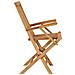 Lusso Casadino -  Sedie Da Giardino Pieghevoli 6 Pz In Legno Massello Di Teak - Foto miniatura 4