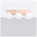 Lampada Da Soffitto Bulbo 3 In Legno Naturale Sl. 1684 - Moderno Lampada Da Soffitto Legno Naturale /bianco 16x46x12 Cm - Foto miniatura 2