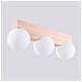 Lampada Da Soffitto Bulbo 3 In Legno Naturale Sl. 1684 - Moderno Lampada Da Soffitto Legno Naturale /bianco 16x46x12 Cm - Foto miniatura 8