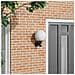 Lampada da Parete Esterno con Sensore Nera Acciaio Inossidabile IP44 - Foto miniatura 2