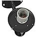 Lampada da Parete Esterno con Sensore Nera Acciaio Inossidabile IP44 - Foto miniatura 7