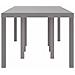 Tavolo da Giardino Grigio Chiaro 250x100x73 cm in Polyrattan - Foto miniatura 5