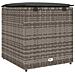 Box di Stoccaggio da Esterno Grigio e Grigio Scuro Rattan Grande - Foto miniatura 7
