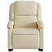 Poltrona Alzapersona Massaggiante Elettrica Crema in Tessuto - Foto miniatura 9