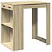 Tavolo da Bar Rovere Sonoma 102x70x103,5 cm in Truciolato - Foto miniatura 1