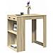 Tavolo da Bar Rovere Sonoma 102x70x103,5 cm in Truciolato - Foto miniatura 2