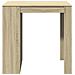 Tavolo da Bar Rovere Sonoma 102x70x103,5 cm in Truciolato - Foto miniatura 5