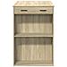 Tavolo da Bar Rovere Sonoma 102x70x103,5 cm in Truciolato - Foto miniatura 6