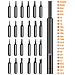 Kit Cacciaviti Magnetici Di Precisione 25 In 1 Per Riparazione Elettronica, Nero - Foto miniatura 2