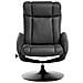 Sedia Reclinabile Apate Pelle Sintetica Nero - Foto miniatura 5