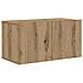 Set mobile TV 6 pcs rovere artigianale Legno multistrato - Foto miniatura 6