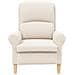 poltrona Crema 76 x 94 x 102 cm Tessuto - Foto miniatura 4