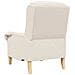 poltrona Crema 76 x 94 x 102 cm Tessuto - Foto miniatura 6