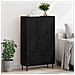 Credenza Rovere Nero 69,5 x 31 x 115 cm Legno multistrato - Foto miniatura 4