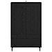 Credenza Rovere Nero 69,5 x 31 x 115 cm Legno multistrato - Foto miniatura 6