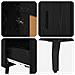 Credenza Rovere Nero 69,5 x 31 x 115 cm Legno multistrato - Foto miniatura 9