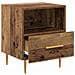 Comodino Marrone 40 x 35 x 47,5 cm Legno multistrato - Foto miniatura 5