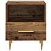 Comodino Marrone 40 x 35 x 47,5 cm Legno multistrato - Foto miniatura 6