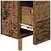 Comodino Marrone 40 x 35 x 47,5 cm Legno multistrato - Foto miniatura 9