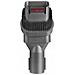 Spazzola 2 In 1 Con Porta Aspirante Compatibile Con Aspirapolvere Dyson V6 V7 V8 V10 V11 V15 - Materiale Abs, Grigio Elegante - Foto miniatura 2