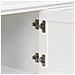 Mobiletto Basso In Legno Bianco Con 2 Ante 4 Cassetti 154x45x51,5h Cm - Foto miniatura 7