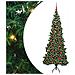 Albero di Natale Artificiale Angolare con 300 LED Verde 180 cm - Foto miniatura 1