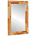 Specchio da bagno Rovere artigianale 50 x 70 x 2,5 cm - Foto miniatura 1