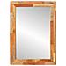 Specchio da bagno Rovere artigianale 50 x 70 x 2,5 cm - Foto miniatura 2
