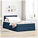 Letto con contenitore e materasso con testiera Blu 120 x 190 cm - Foto miniatura 2
