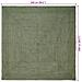 Tappeti per area Quadrato Verde Oliva 240 x 240 cm Juta - Foto miniatura 7