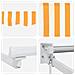 Tenda retrattile manuale con LED Giallo e Bianco 4 x 2 m - Foto miniatura 9