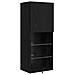 Unità per TV a Muro 4 pcs Rovere Nero Legno multistrato - Foto miniatura 6
