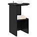 Tavolo laterale Rovere Nero Ø 39,5 x 55 cm Legno ingegnerizzato - Foto miniatura 3