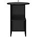 Tavolo laterale Rovere Nero Ø 39,5 x 55 cm Legno ingegnerizzato - Foto miniatura 4