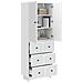 Set di armadi 2 pcs 66 x 34,5 x 90 cm Legno ingegnerizzato - Foto miniatura 2