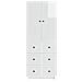 Set di armadi 2 pcs 66 x 34,5 x 90 cm Legno ingegnerizzato - Foto miniatura 4