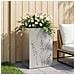 Vaso da giardino Argento 50 x 30 x 75 cm Acciaio Inox - Foto miniatura 2