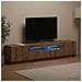 Mobile TV LED a 5 pezzi Rovere Artigianale Legno ingegnerizzato - Foto miniatura 4