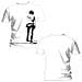 Doors (The) - Back Print Solitary White (T-Shirt Unisex Tg. XL)  - Foto miniatura 1