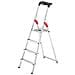 Scaletta L60 A 4 Gradini 146 Cm Alluminio 8160-407 - Foto miniatura 1
