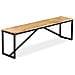 Panca In Legno Massello Di Mango 160x35x45 Cm - Foto miniatura 2