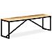 Panca In Legno Massello Di Mango 160x35x45 Cm - Foto miniatura 6