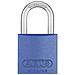 Lucchetto 39 Mm Blu Serratura A Chiave - Foto miniatura 1