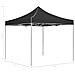 Gazebo Professionale Pieghevole in Alluminio 3x3 m Antracite - Foto miniatura 6
