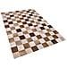 Tappeto In Pelle Marrone / beige 140 X 200 Cm Solmaz - Foto miniatura 1