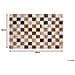 Tappeto In Pelle Marrone / beige 140 X 200 Cm Solmaz - Foto miniatura 3