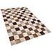 Tappeto In Pelle Marrone / beige 140 X 200 Cm Solmaz - Foto miniatura 8