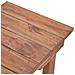 Tavolino Da Salotto 70x35x60 Cm In Legno Massello Di Mogano - Foto miniatura 4